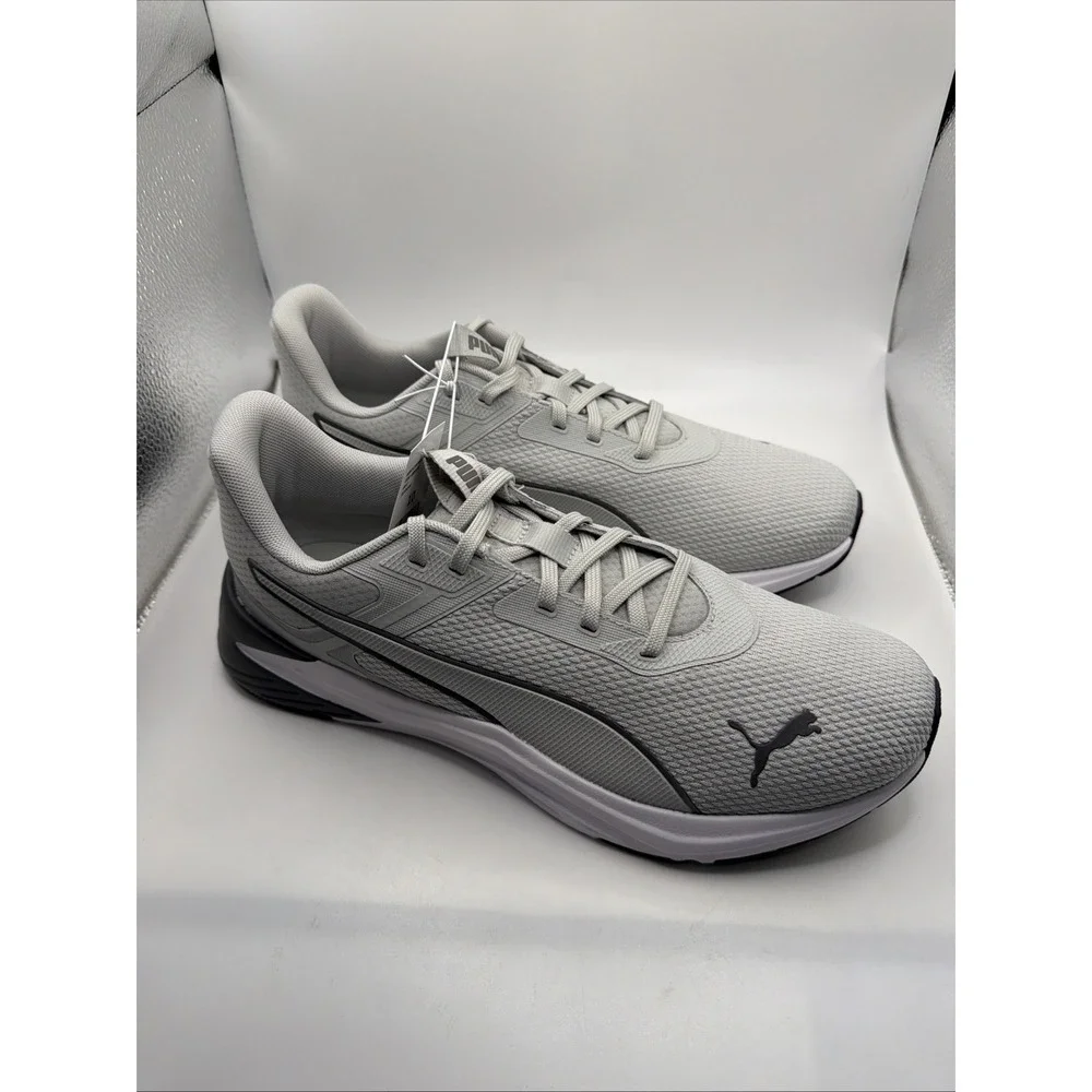 Puma Disperse Running Shoes Mens SoftFoam+ Sneakers Size‎ 10 - Gray. New
